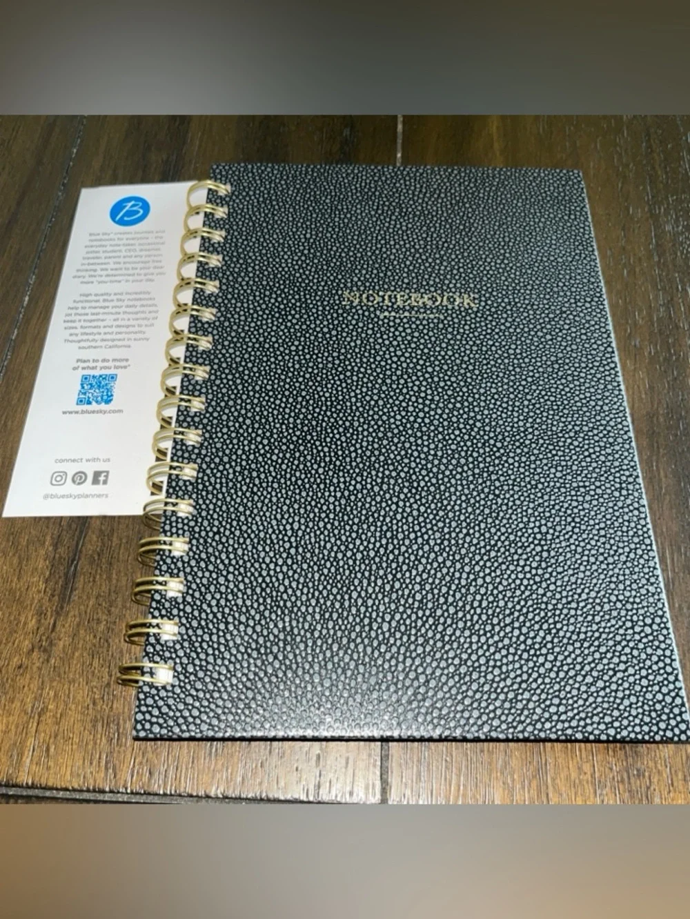 Blue Sky Professional Hardcover Executive Notebook, 160 Ruled Pages NEW!